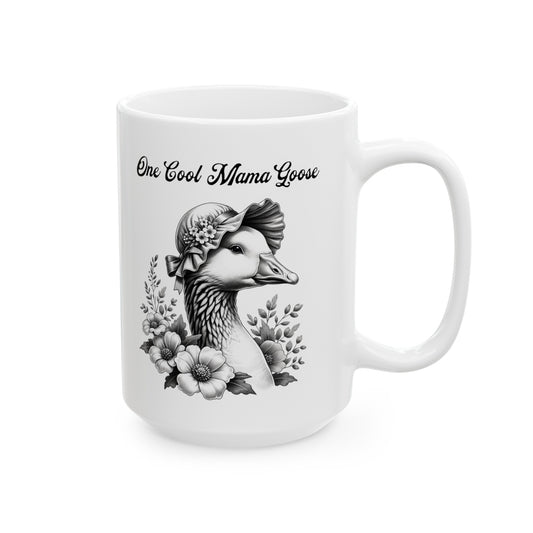Funny Grandma Mother Goose Coffee Mug Best Gift for Momma Nonna Memaw Vintage Mug Design for someone special