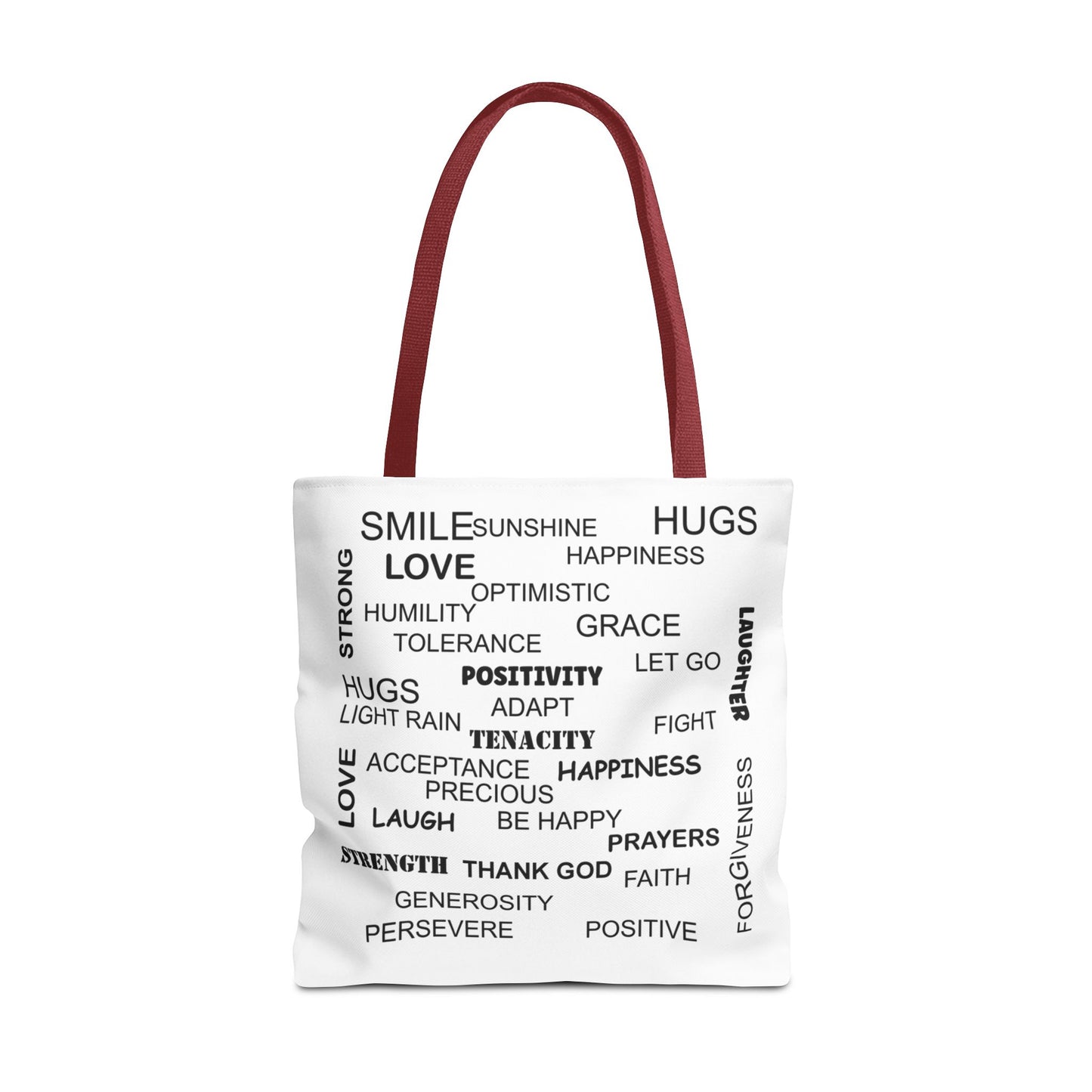 Amputee Tote Bag - Words of Encouragement Gift, Inspirational saying gift idae for her or him, Mother's day gift bag