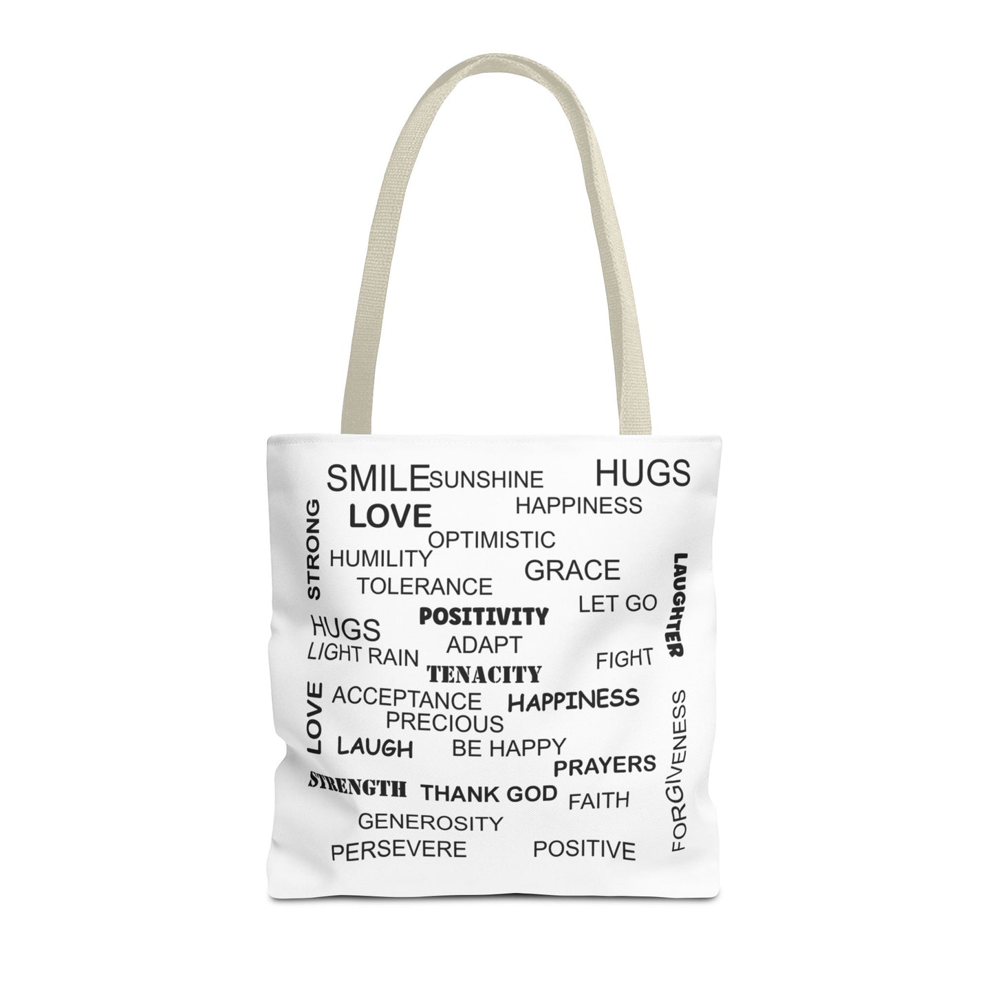 Amputee Tote Bag - Words of Encouragement Gift, Inspirational saying gift idae for her or him, Mother's day gift bag