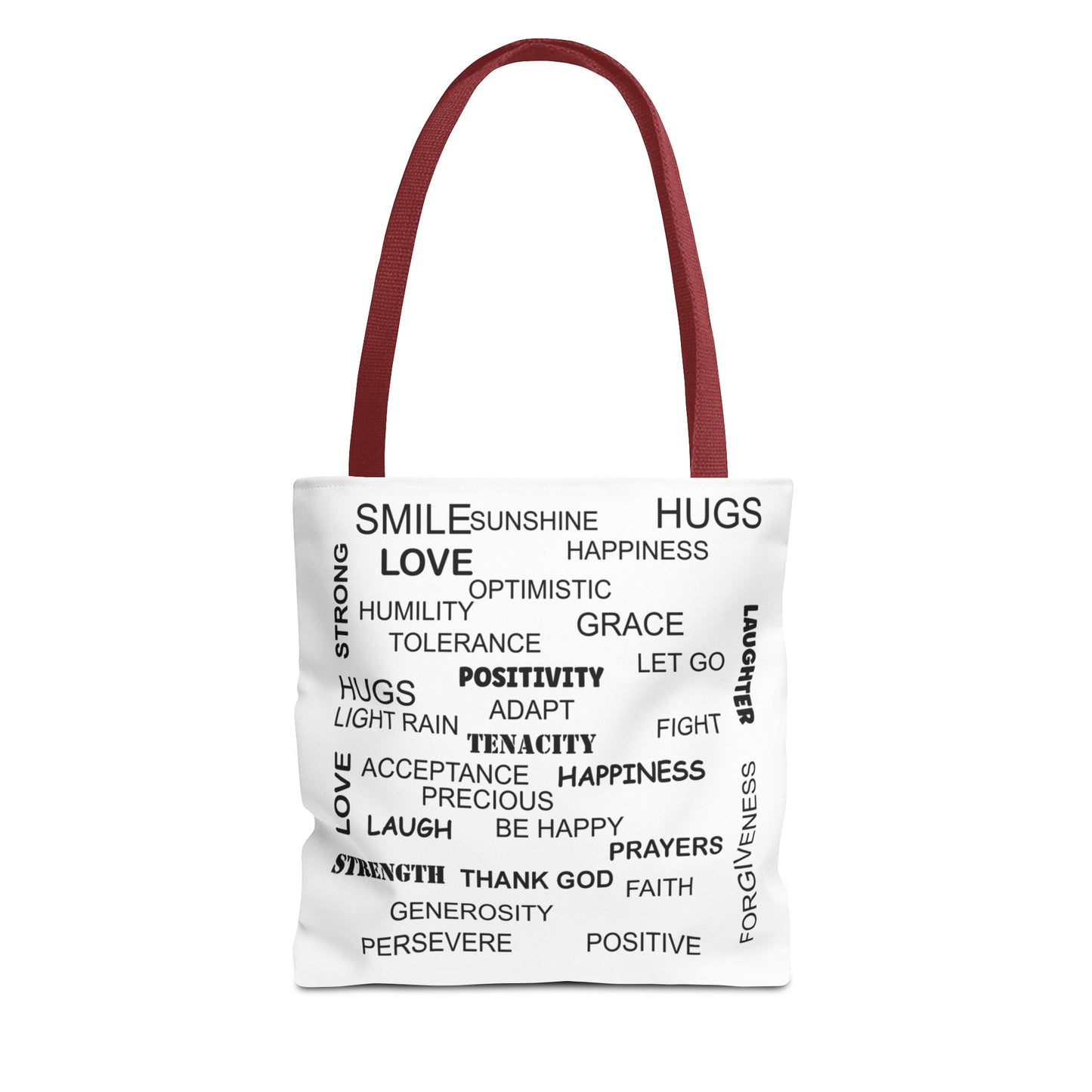 Amputee Tote Bag - Words of Encouragement Gift, Inspirational saying gift idae for her or him, Mother's day gift bag