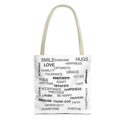Amputee Tote Bag - Words of Encouragement Gift, Inspirational saying gift idae for her or him, Mother's day gift bag