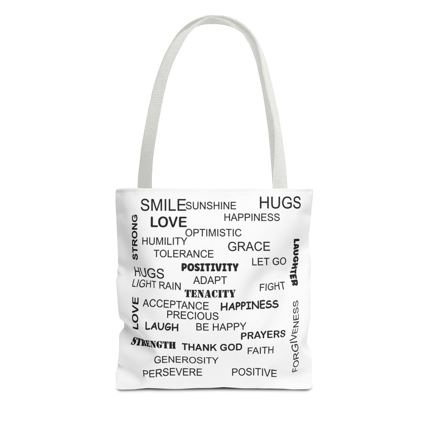 Amputee Tote Bag - Words of Encouragement Gift, Inspirational saying gift idae for her or him, Mother's day gift bag